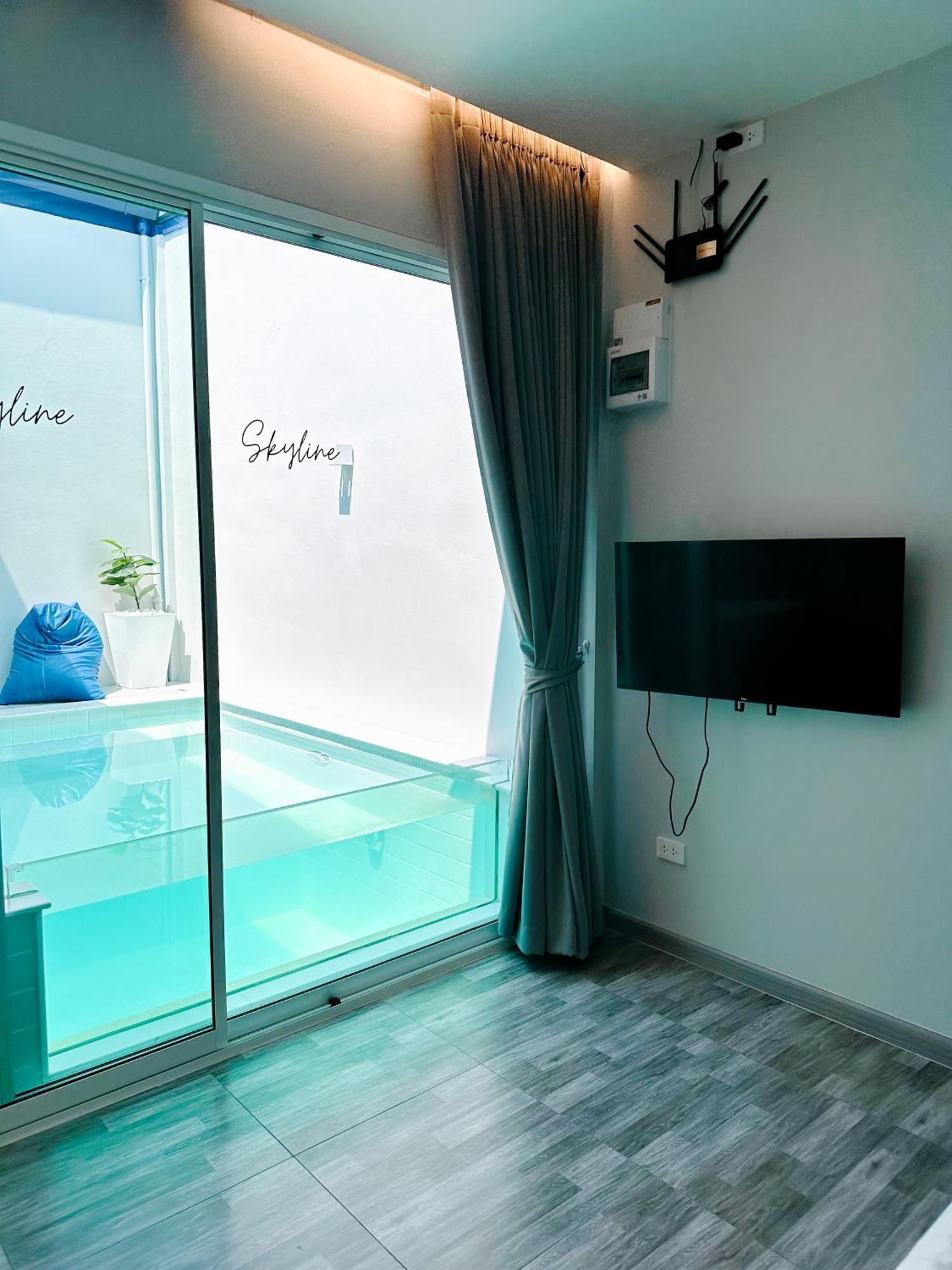 Skyline Resort Ban Khlong Lat Bua Khao المظهر الخارجي الصورة